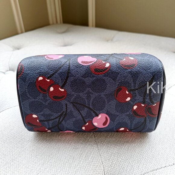 Coach Mini Rowan Crossbody Bag In Signature Canvas With Cherry Print CY741 - Picture 10 of 17